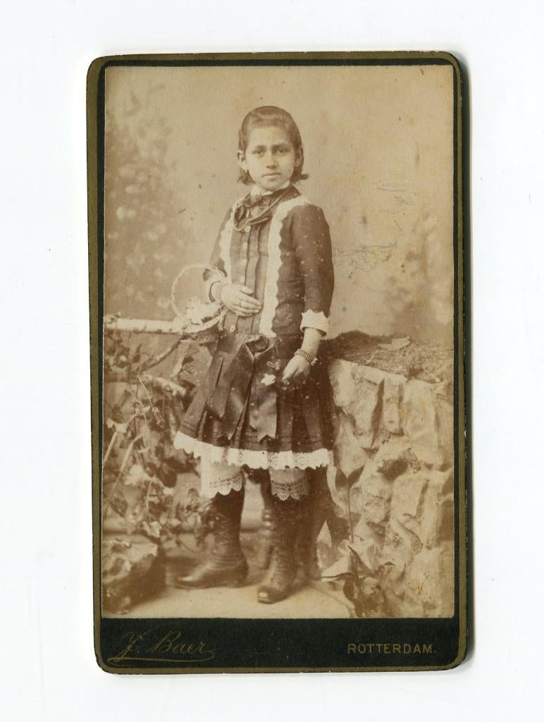 Carte de Visite. J. Baer. Rotterdam., Ophalen of Verzenden, Voor 1940, Zo goed als nieuw, Overige onderwerpen
