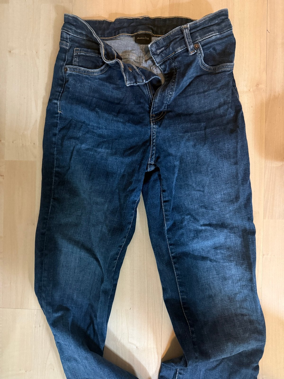 Massimo Dutti spijkerbroek, Ophalen, Gedragen, Blauw, W30 - W32 (confectie 38/40)