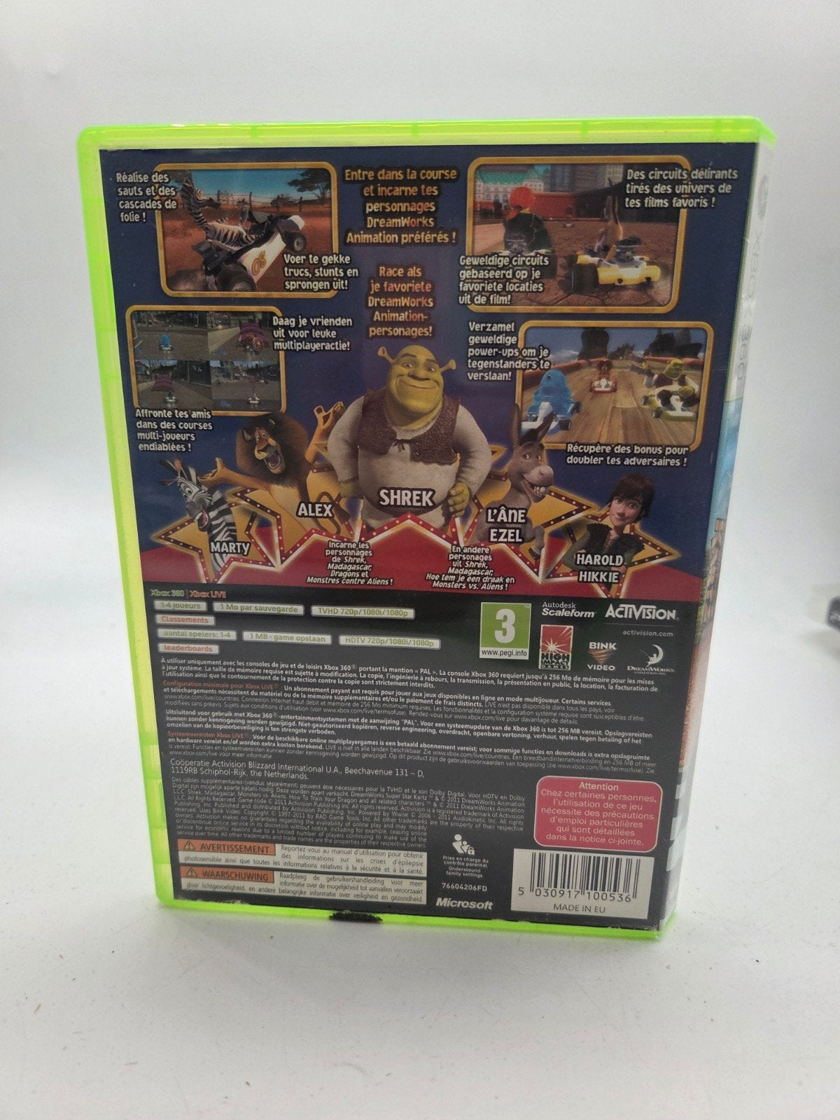 DreamWorks Super Star Kartz - Xbox 360 Racegame, Privacy@activision.com, Activision, Racen en Vliegen, Eén computer