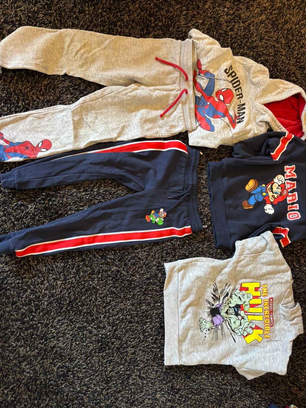 Spiderman, super mario bros, marvel kleding, Ophalen, Gebruikt, Jongen