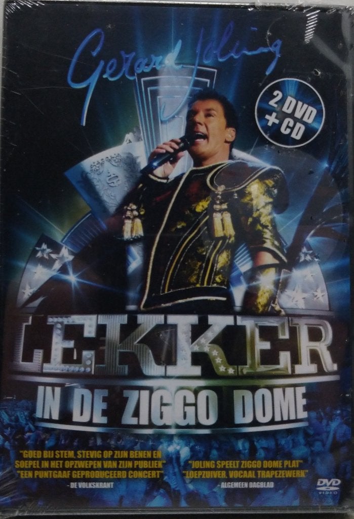 Gerard Joling. Lekker in de Ziggo Dome 2 DVD's + CD, Alle leeftijden, Ophalen of Verzenden, Nieuw in verpakking, Overige genres