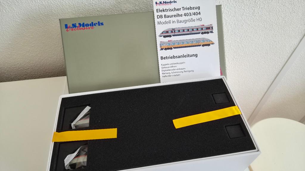 LS MODELS 16502

4-delig treinstel BR ET 403 IC DB NIEUW, Wisselstroom, Treinset, Nieuw, Ophalen of Verzenden