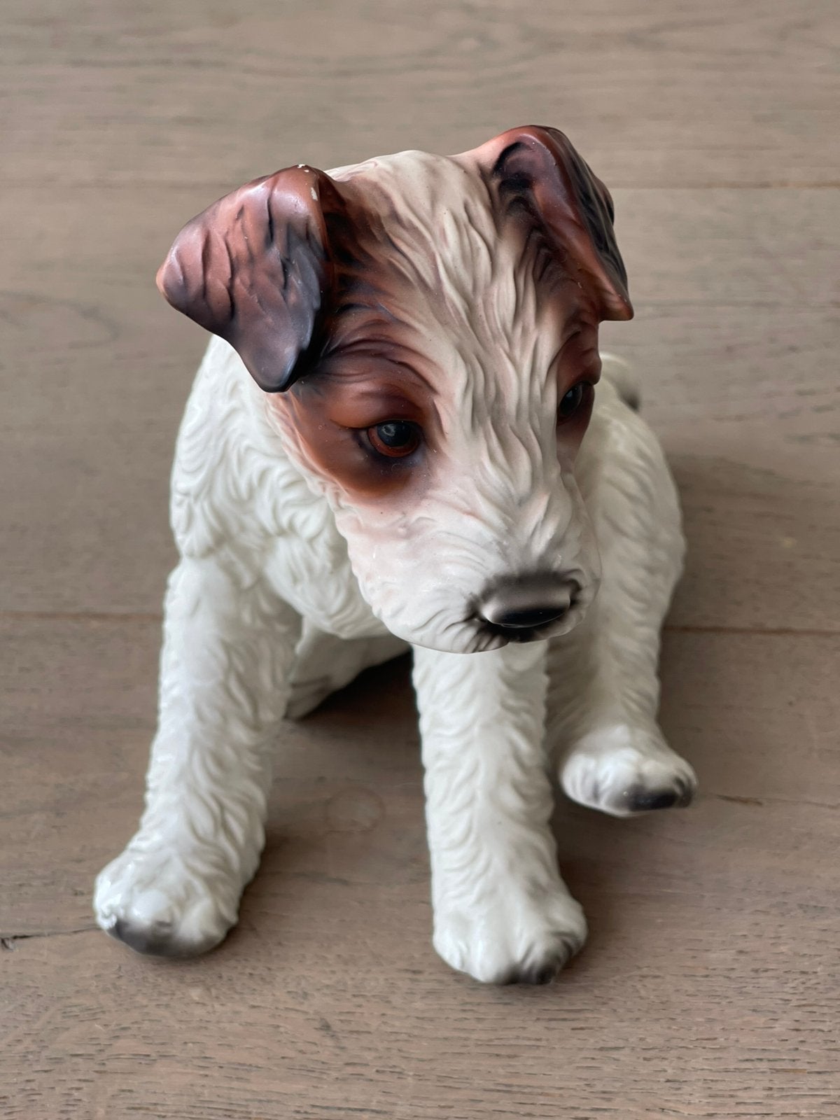 Jack Russell keramieken beeld, Ophalen of Verzenden, Zo goed als nieuw, Dier