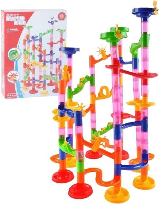 Grote knikkerbaan set met diverse onderdelen, Ophalen of Verzenden, Zo goed als nieuw, Jongen of Meisje