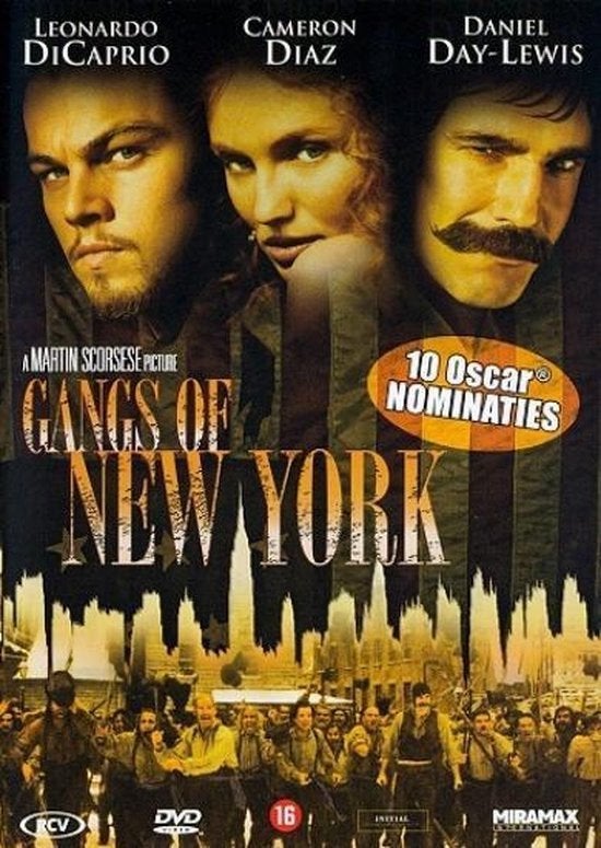 DVD Gangs Of New York (Martin Scorsese) Leonardo DiCaprio, Engels, Vanaf 16 jaar, Nederlands, Ophalen of Verzenden