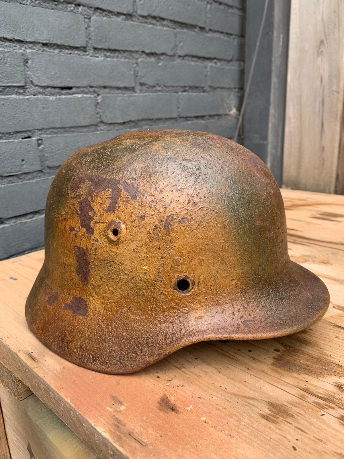 M40 helm wo2 model threetone camo, N, N, Verzenden, Duitsland