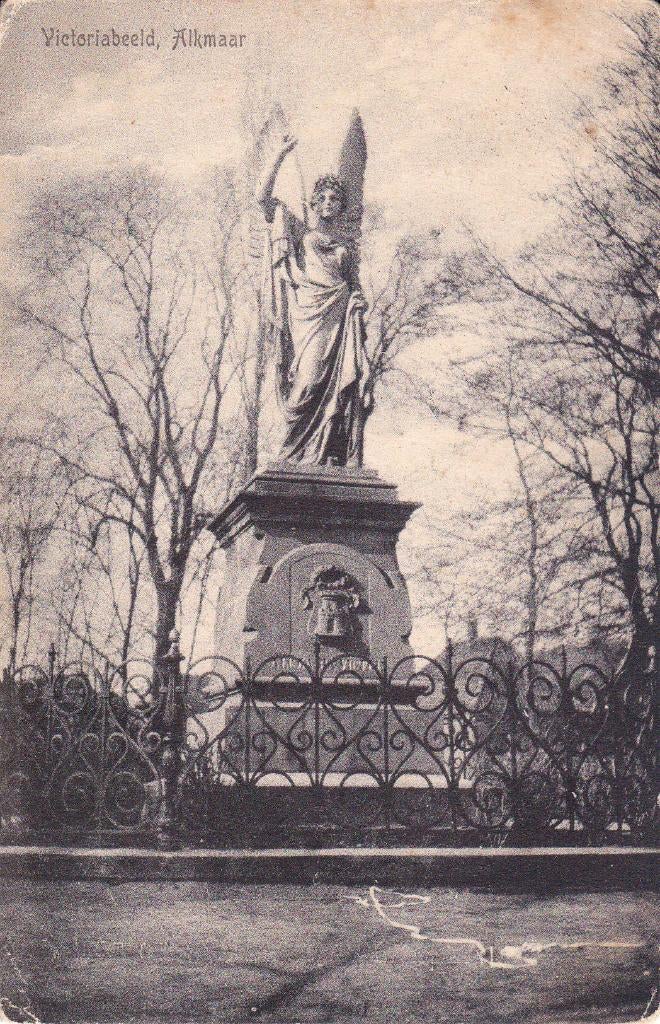 07929 Alkmaar - Victoriabeeld, Verzenden, Voor 1920, Gelopen, Noord-Holland
