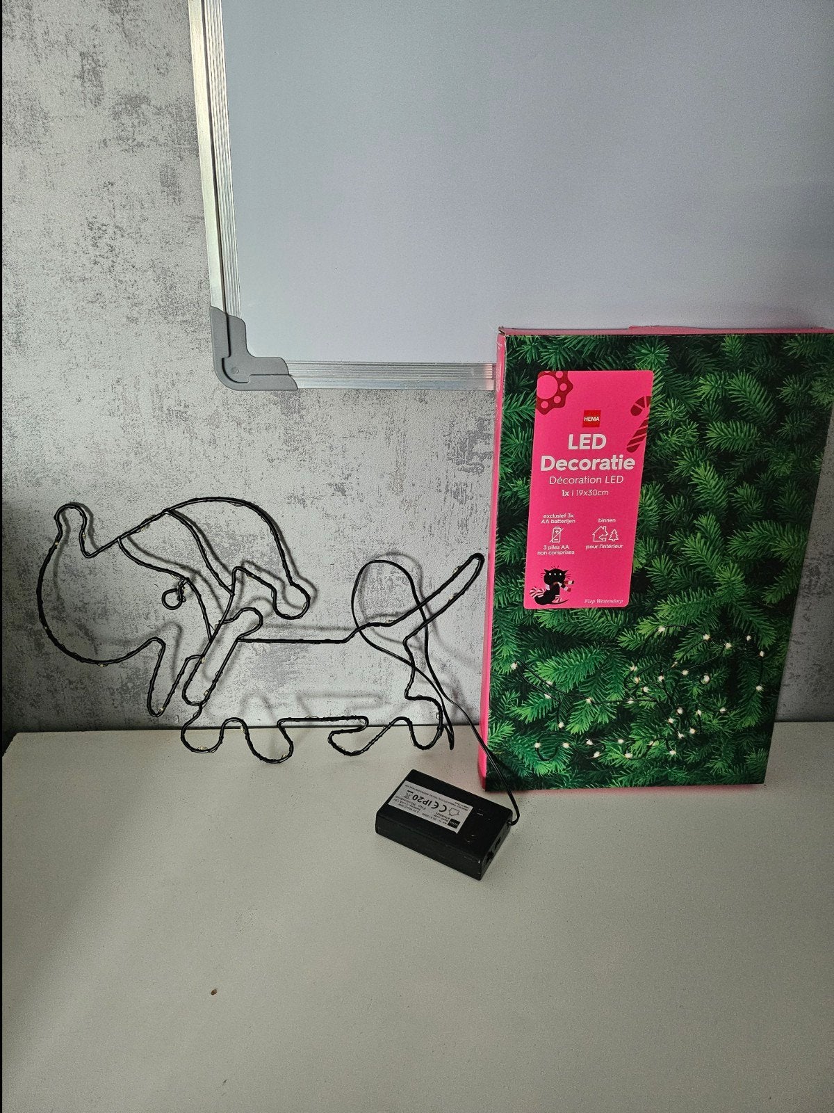 Nieuwe LED Decoratie Takkie Lamp - 19x30cm, Ophalen of Verzenden, Nieuw, Zwart, Metaal