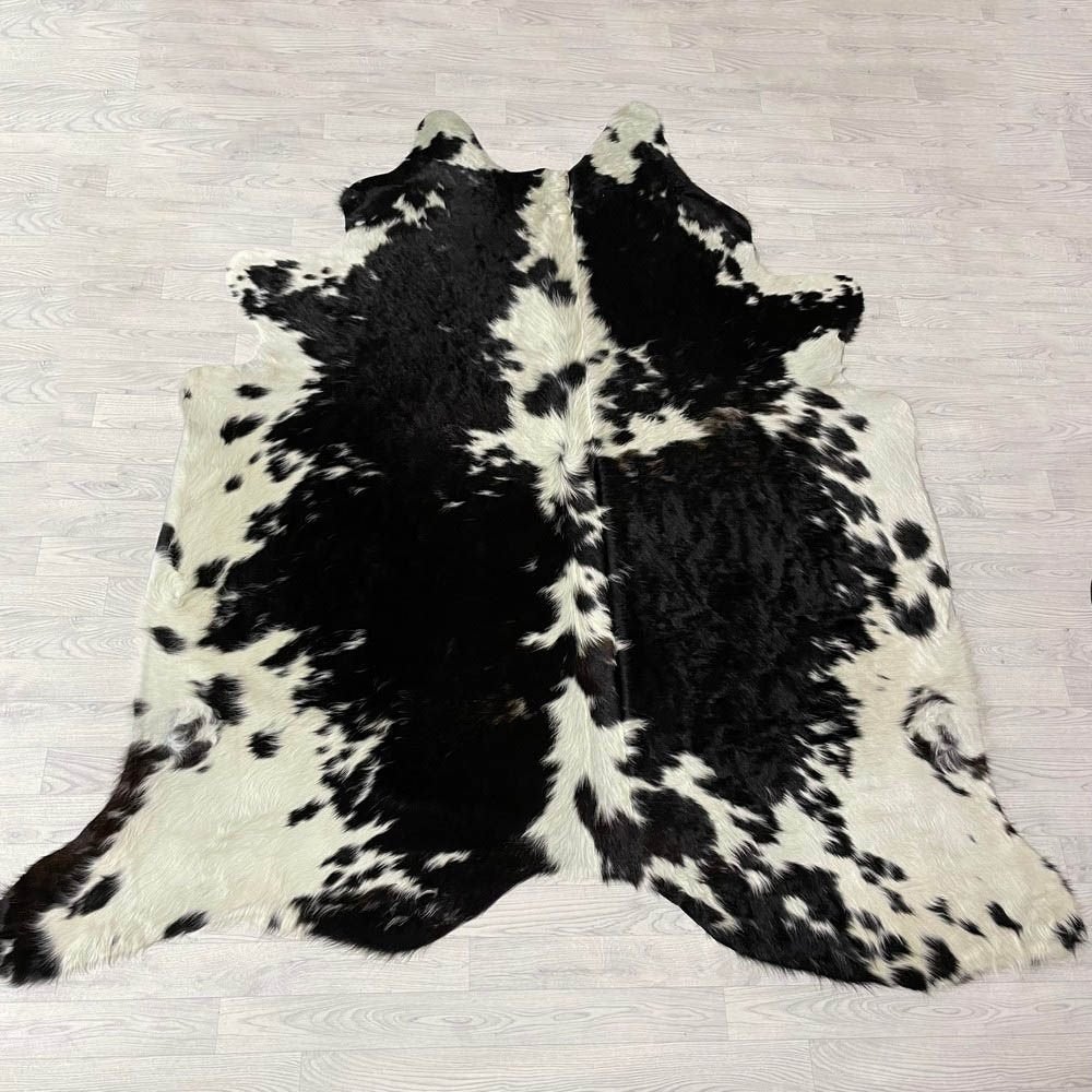 Koeienhuid zwart bruin wit creme 245x225cm | Lederstore, Landelijk, modern, Scandinavisch, industrieel, Zwart, 200 cm of meer