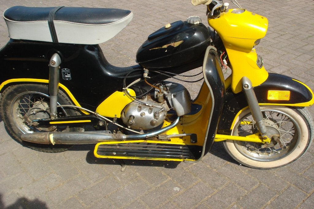 oltymer brommer, Ophalen, Puch, Maximaal 45 km/u, 49 cc