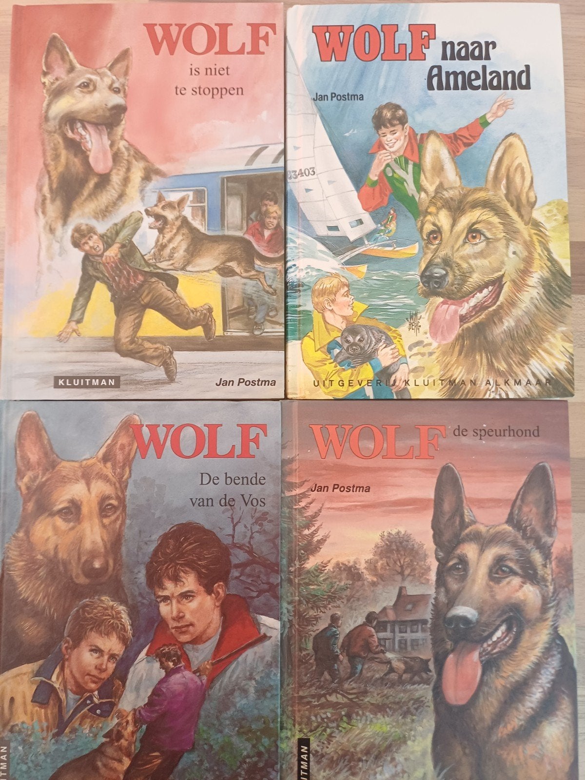 WOLF de Speurhond  in prima in primaconditie 2.75 per stuk, Ophalen of Verzenden, Zo goed als nieuw, Jan Postmaa, Fictie