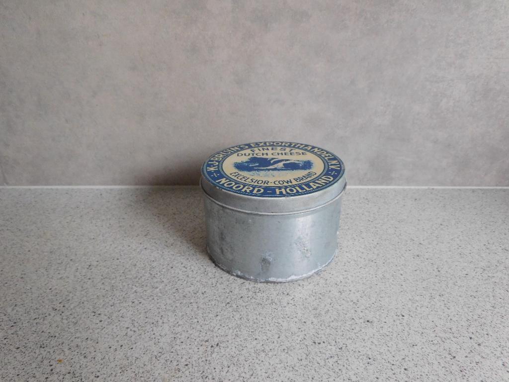 Blik 10,5x6,5 cm. Finest Dutch Excelsior Cow Brand, Ophalen of Verzenden, Zo goed als nieuw, Overige, Overige merken