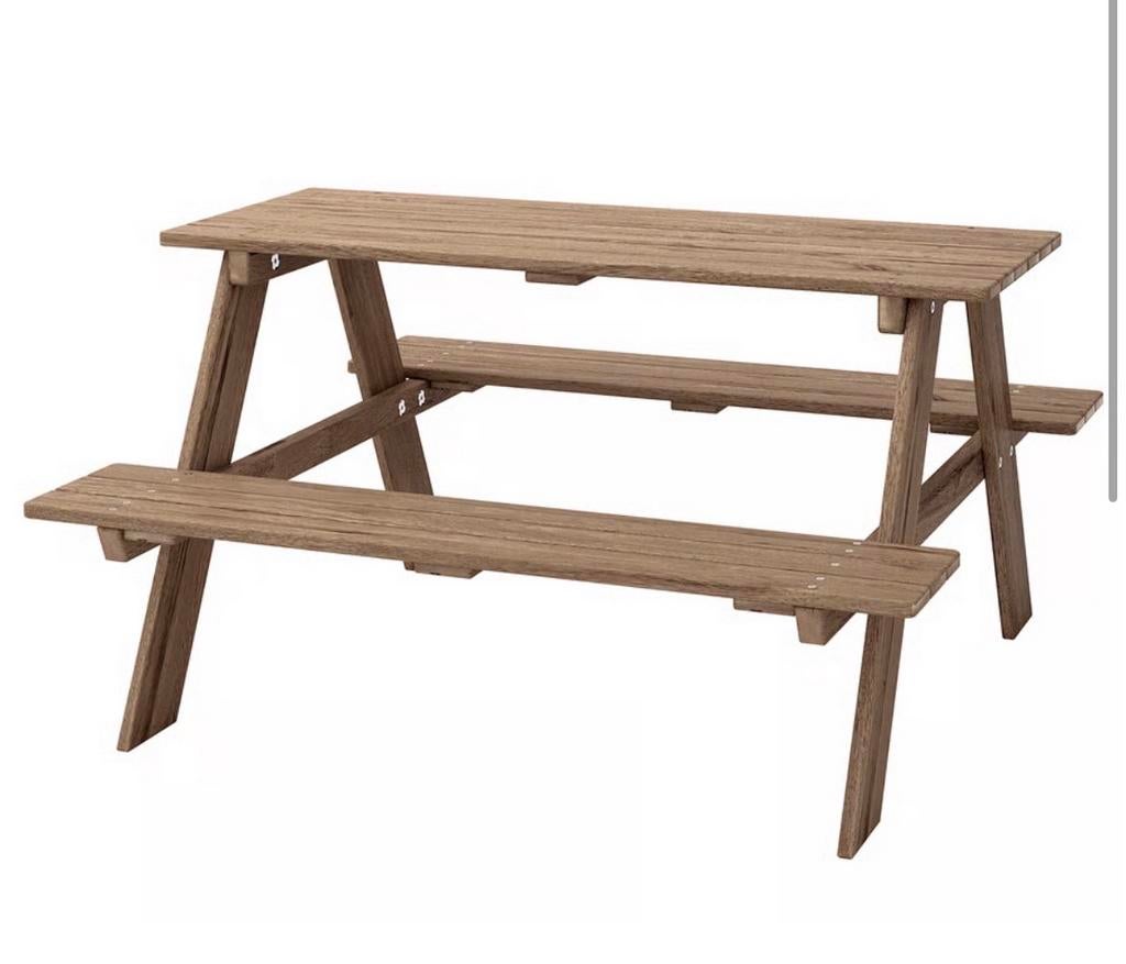Ikea kinder picknicktafel - Goede staat, Tuin en Terras, Picknicktafels, Gebruikt, Rechthoekig, Hout, Ophalen