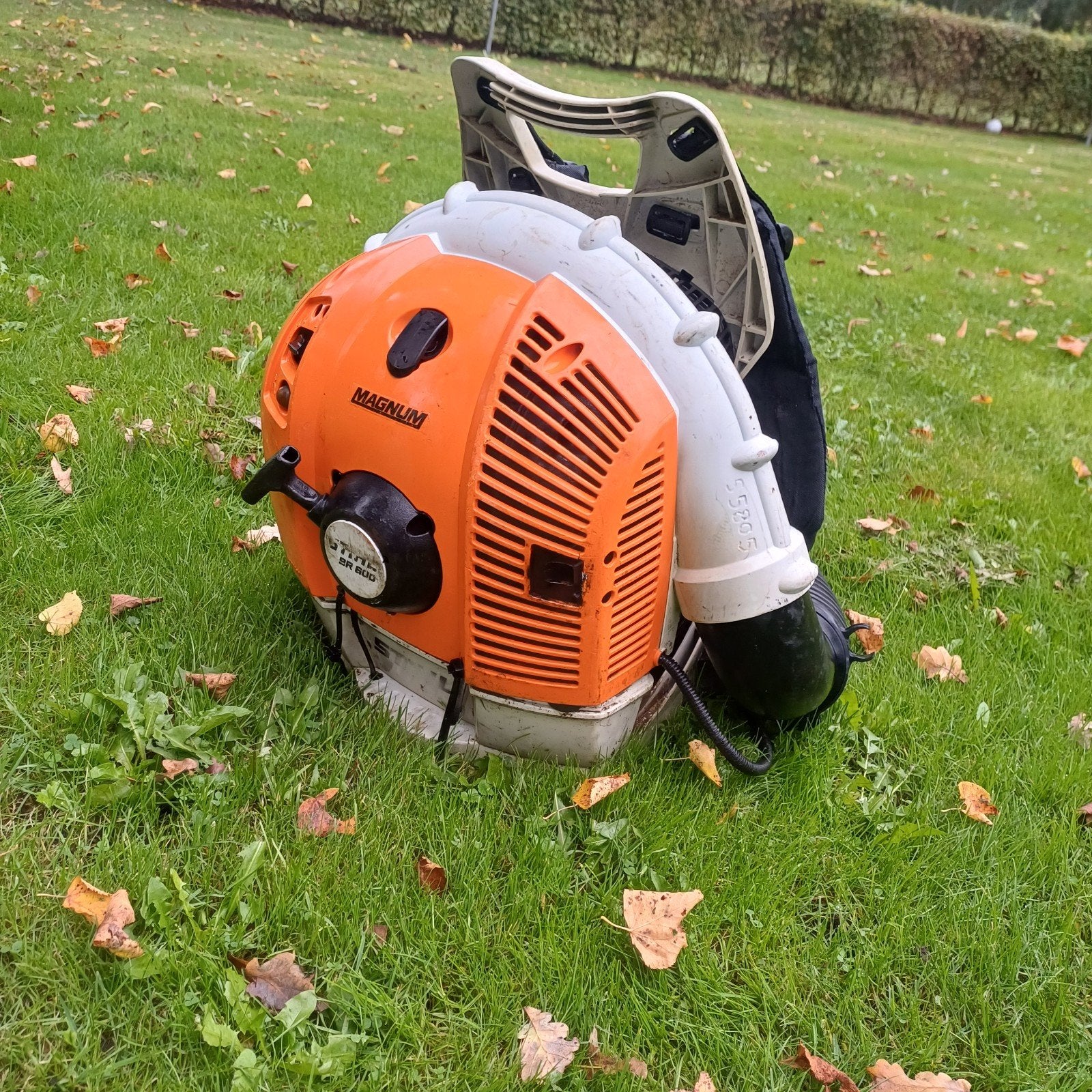 stihl BR 600 opknapper, Ophalen of Verzenden, Gebruikt, Benzine