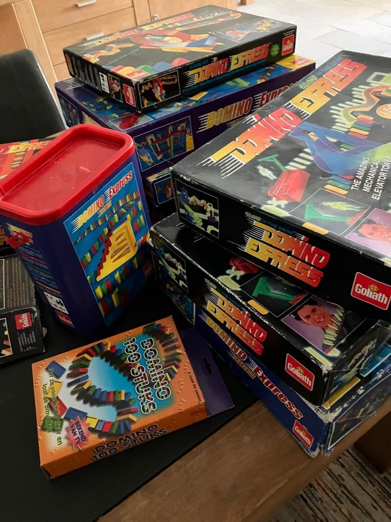 Domino Express enorme hoeveelheid, Ophalen, Gebruikt