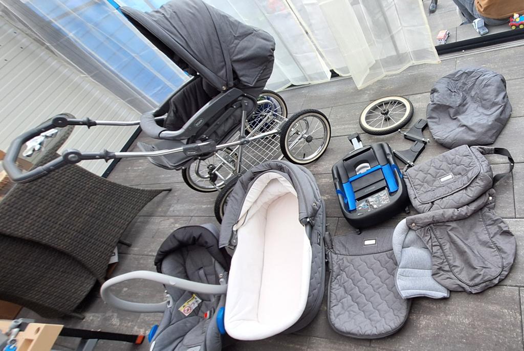 Retro style babywagen complete set, Kinderen en Baby's, Kinderwagens en Combinaties, Ophalen, Overige merken