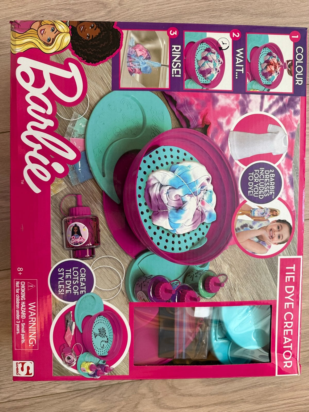 Barbie Tie Dye Creator set met accessoires, Ophalen of Verzenden, Gebruikt, Meisje