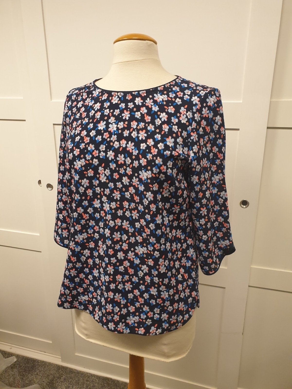 Lola Liza blouse maat S met bloemenprint, Meerkleurig, Ophalen of Verzenden, Korte mouw, Maat 36 (S)