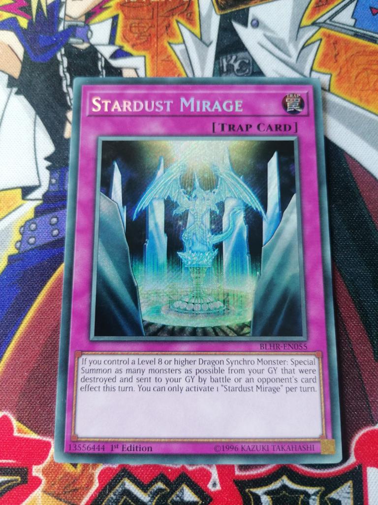 Stardust Mirage - Secret Rare BLHR - Yu-Gi-Oh, Ophalen of Verzenden, Zo goed als nieuw, Foil
