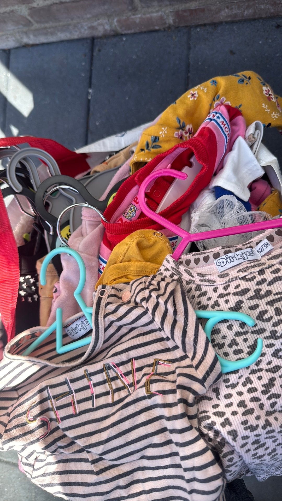 Shopper vol merk meisjes 50/80, Ophalen, Zo goed als nieuw, Carnaval