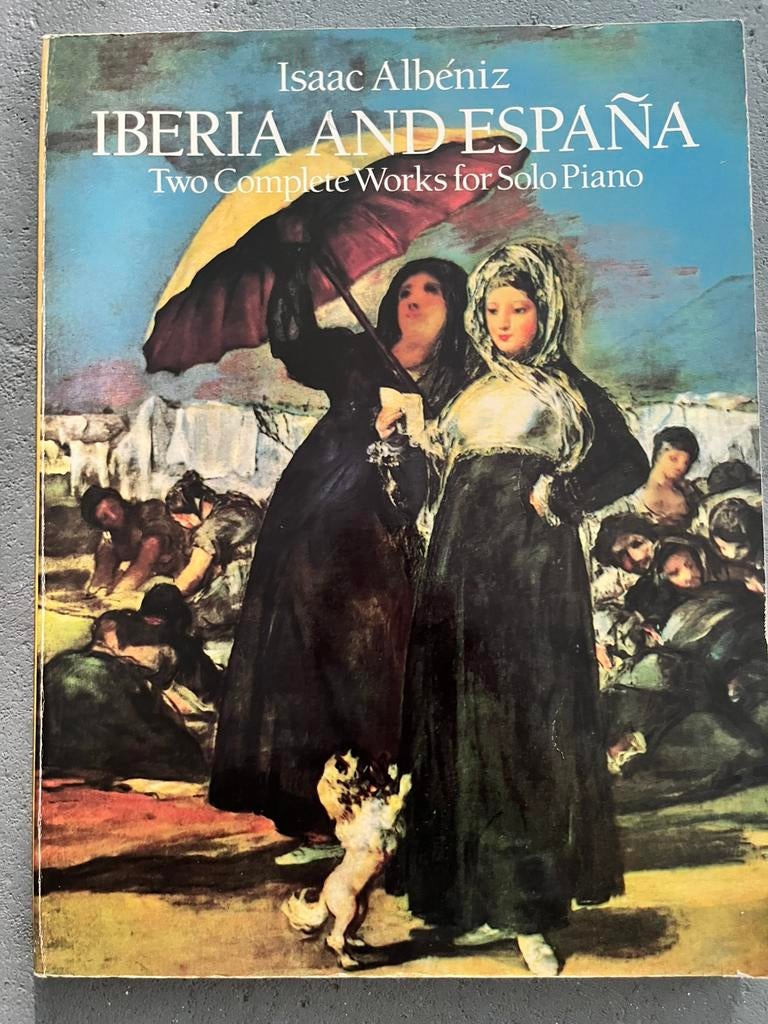 bladmuziek piano Albeniz Iberia Espana music score, Ophalen of Verzenden, Zo goed als nieuw, Artiest of Componist, Piano