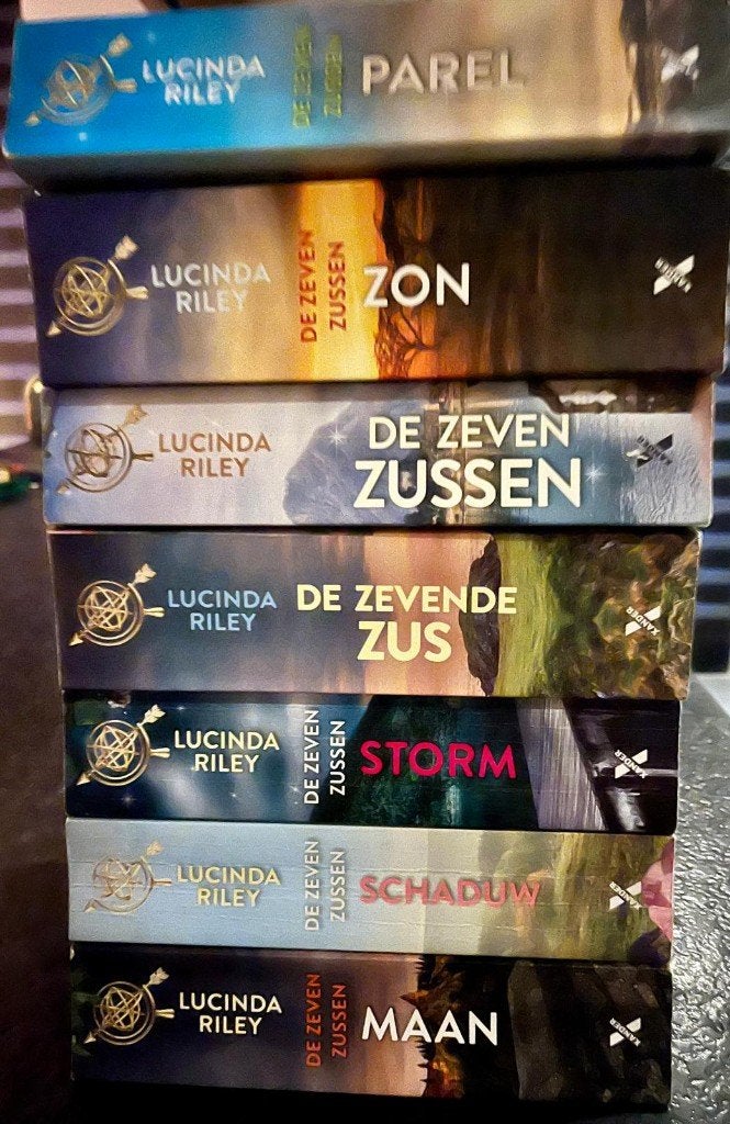 De Zeven Zussen serie - Boeken 1 t/m 7 - Lucinda Riley, Boeken, Ophalen of Verzenden, Gelezen, Lucinda Riley, Nederland