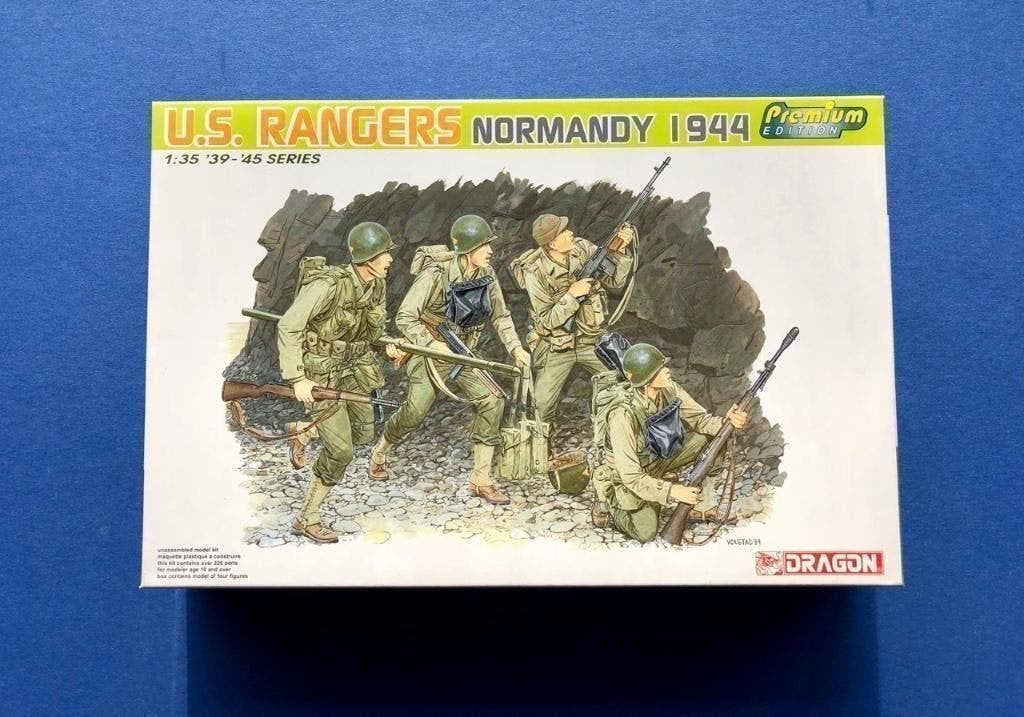 DRAGON 6306 us Rangers Normandy 1944  Prem. Ed. 1/35, Ophalen of Verzenden, Nieuw, 1:35 tot 1:50