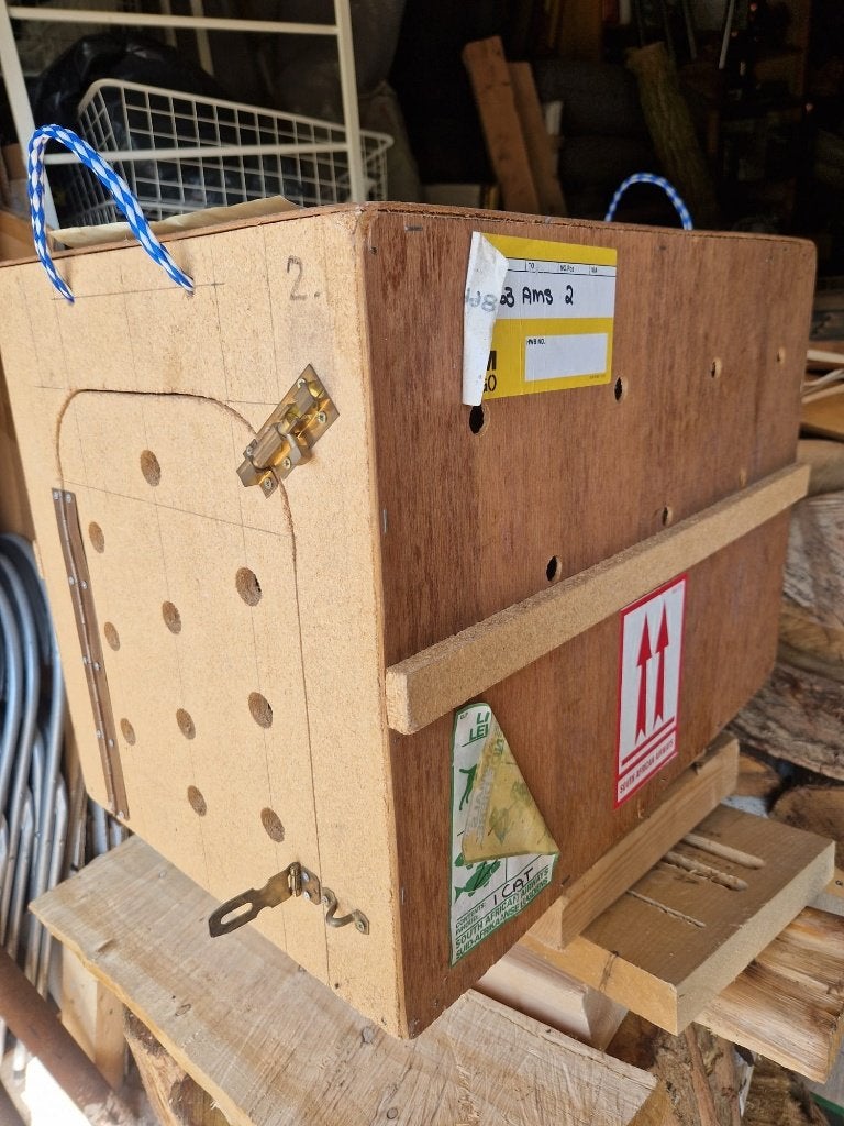 Houten reismand huisdier, Dieren en Toebehoren, Ophalen, Gebruikt