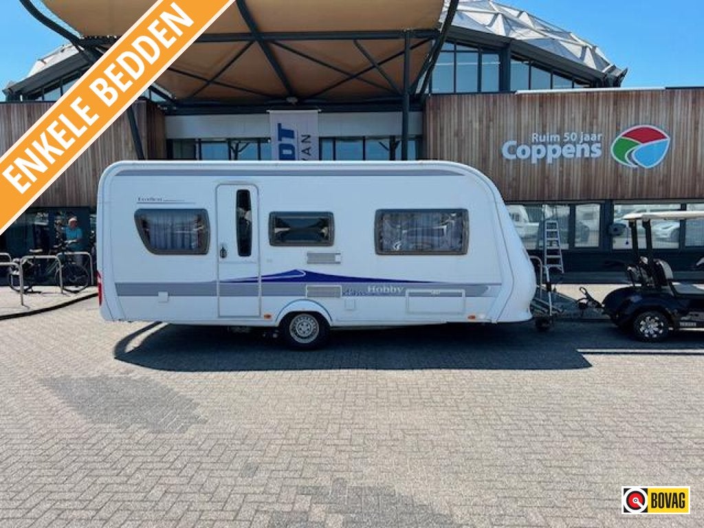 Hobby Excellent 495 UL MOVER, Caravans en Kamperen, Caravans, Rondzit, Hobby, Bedrijf, 4 tot 5 meter