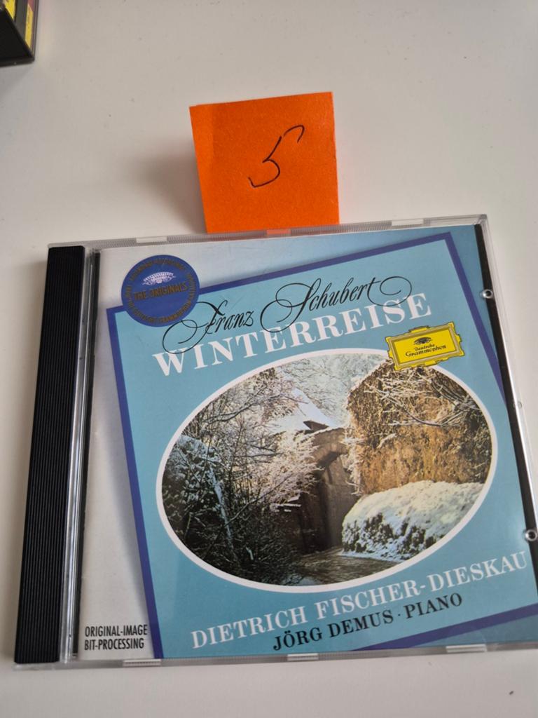 Franz Schubert - Winterreise CD (Dietrich Fischer-Dieskau), Ophalen of Verzenden, Romantiek, Zo goed als nieuw, Vocaal