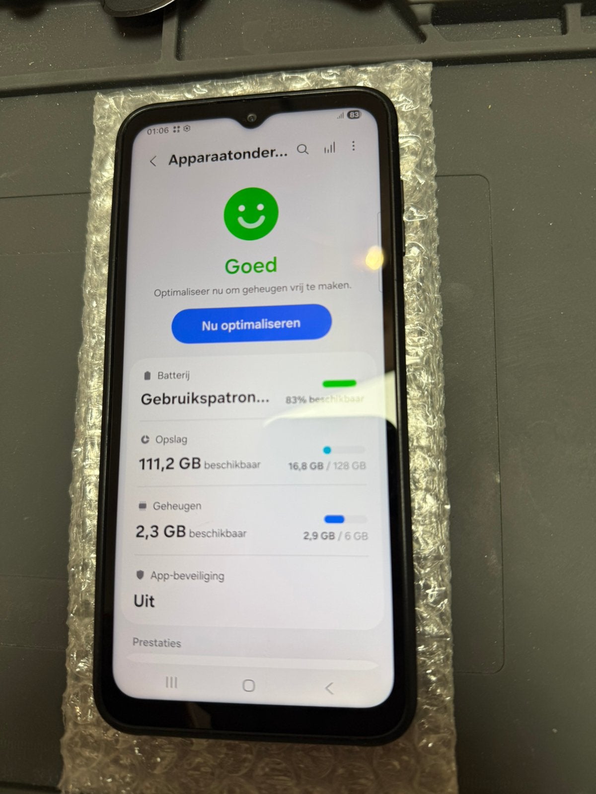 Samsung Galaxy XCover 6 Pro 128GB Zwart, Ophalen of Verzenden, Zo goed als nieuw