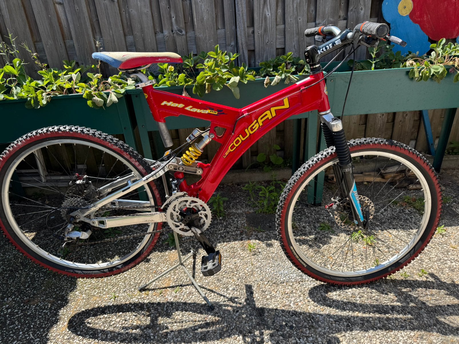 Supergave Lee Cougan hot lava mountainbike 26 inch, 49 tot 53 cm, Fully, Ophalen