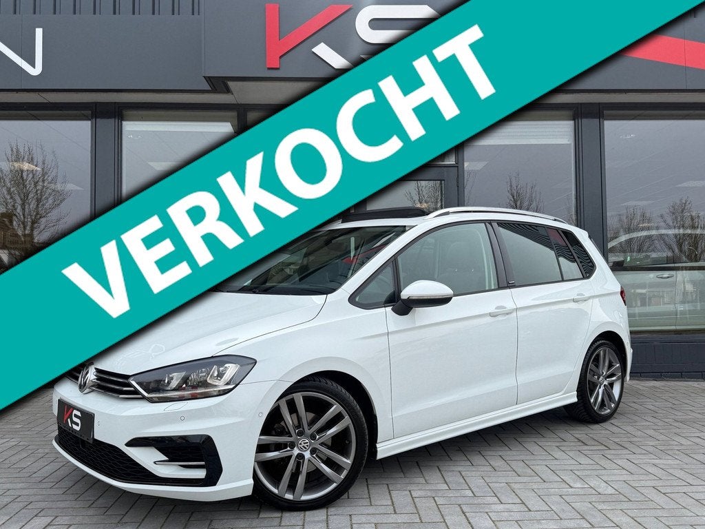 Volkswagen Golf Sportsvan 1.4 TSI Highline R Line Pano DSG C, Auto's, Volkswagen, Stof, Gebruikt, 150 pk, Automatische klimaatregeling