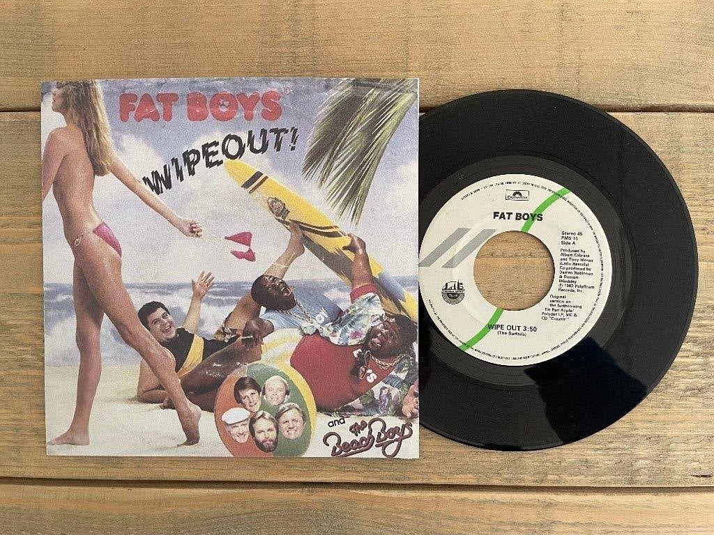 VINYL SINGLE Fat Boys - Wipe Out, Gebruikt, 7 inch, Ophalen of Verzenden, Pop