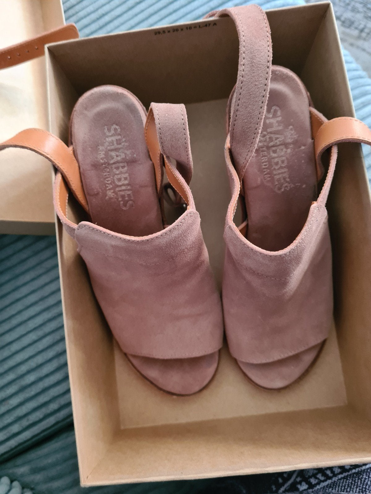 Shabbies roze suède schoenen met hoge hak, maat 40, Ophalen of Verzenden