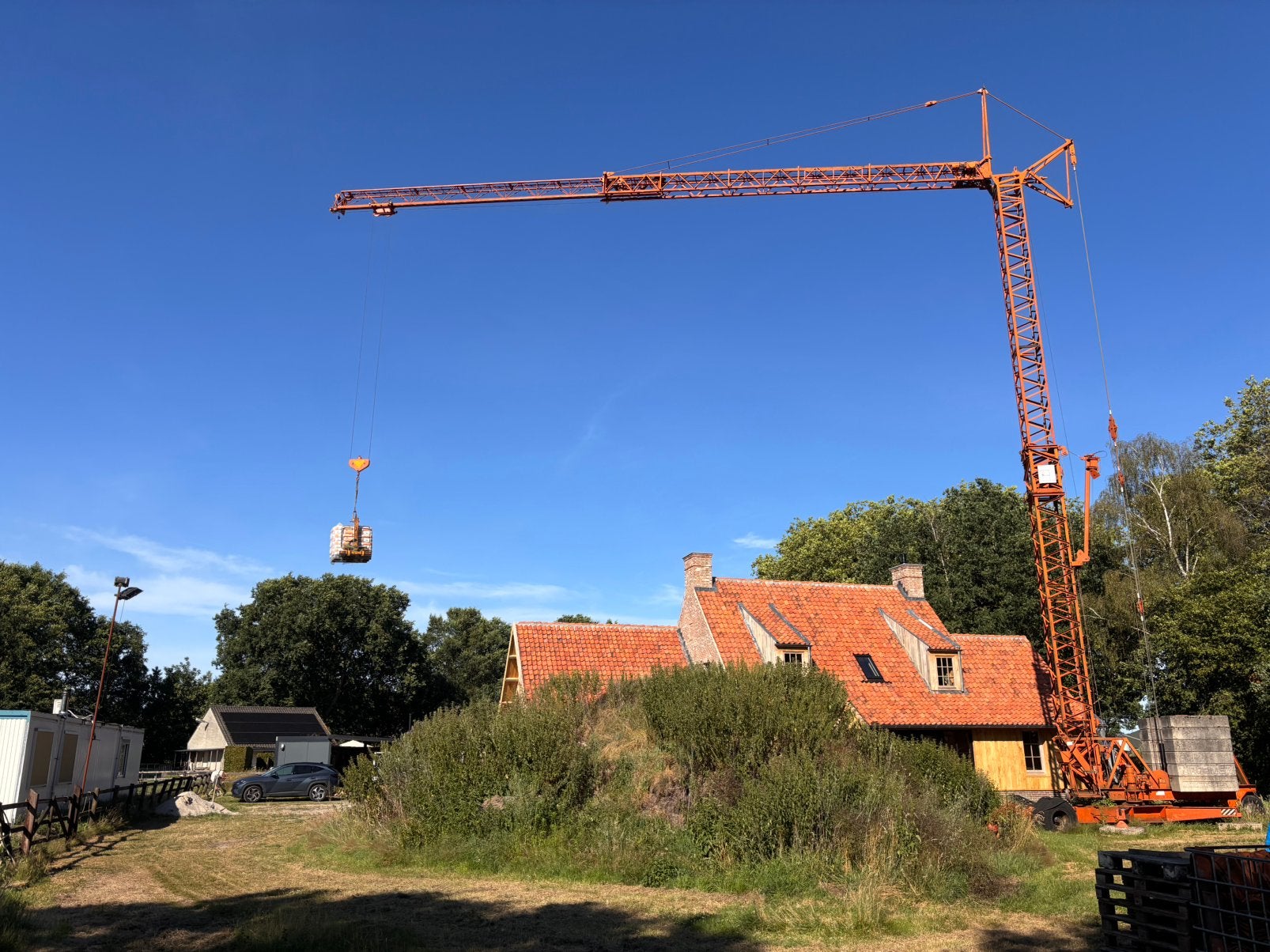 Arcomet T25 bouwkraan in goede staat!, Zakelijke goederen, Ophalen, Kraan
