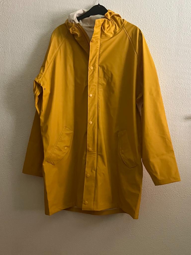 Mooie  regenjas merk hema maat L, Caravans en Kamperen, Regenkleding, Ophalen of Verzenden, Zo goed als nieuw, Regenjas