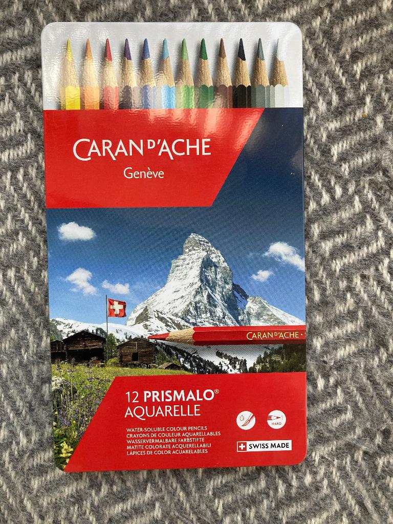 12 Prismalo aquarelpotloden Caran d’Ache (zo goed als nieuw), Ophalen of Verzenden, Zo goed als nieuw, Potlood of Stift
