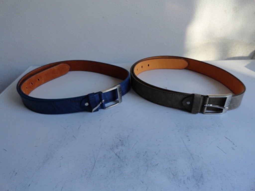 Leren herenriem, 2 stuks Jeans Original 120 cm, nieuw, Kleding | Heren, Overige kleuren, Echt leder, Ophalen of Verzenden, Zo goed als nieuw