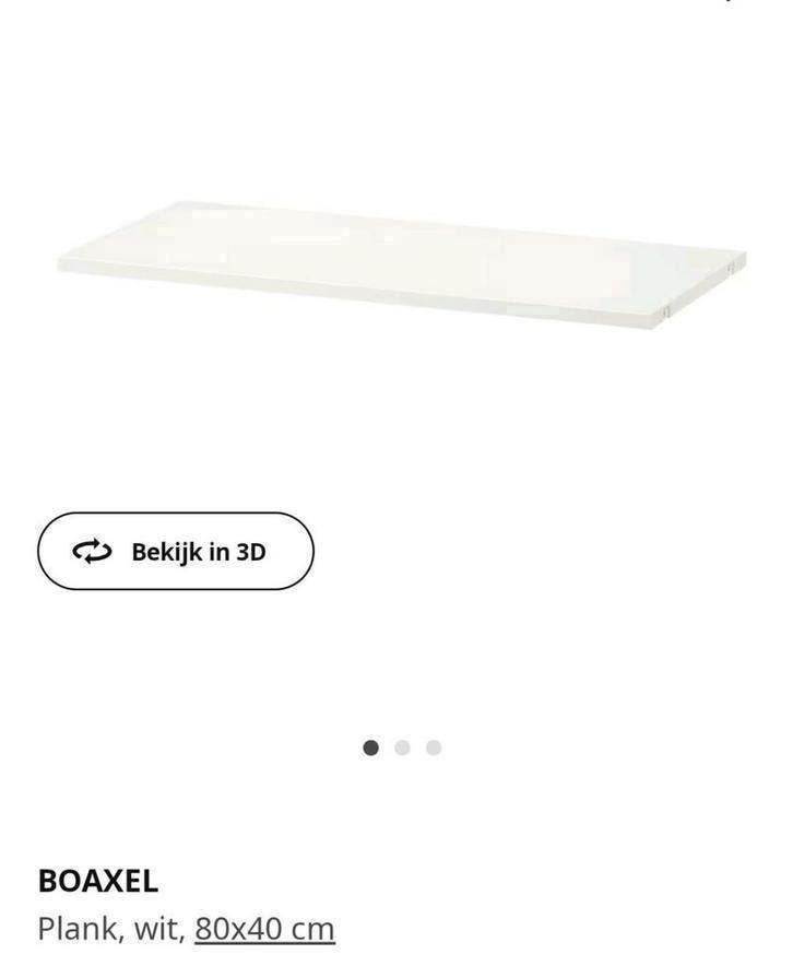 Boaxel planken Ikea, Ophalen