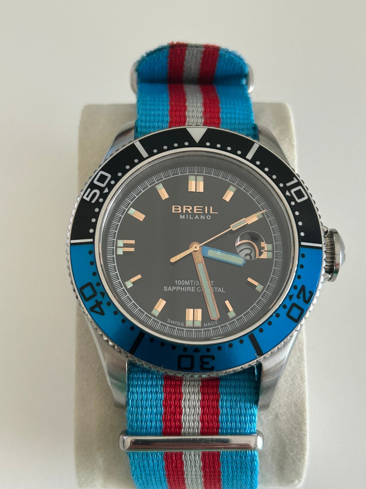 Breil Milano BW0400, Gebruikt, Staal, Polshorloge, Overige materialen