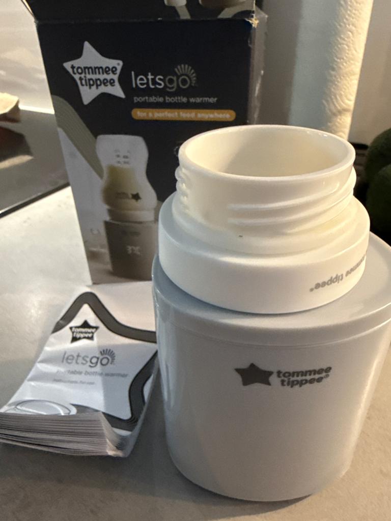 Tommee Tippee LetsGo Draagbare Flessenwarmer, Kinderen en Baby's, Babyvoeding en Toebehoren, Ophalen of Verzenden, Zo goed als nieuw