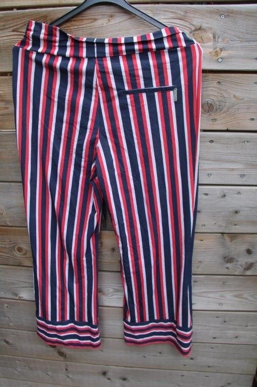 Tregging donkerblauw/ rood/ wit Jane Lushka mt M Vaste AANBI, Maat 38/40 (M), Ophalen of Verzenden, Zo goed als nieuw, Jane Lushka