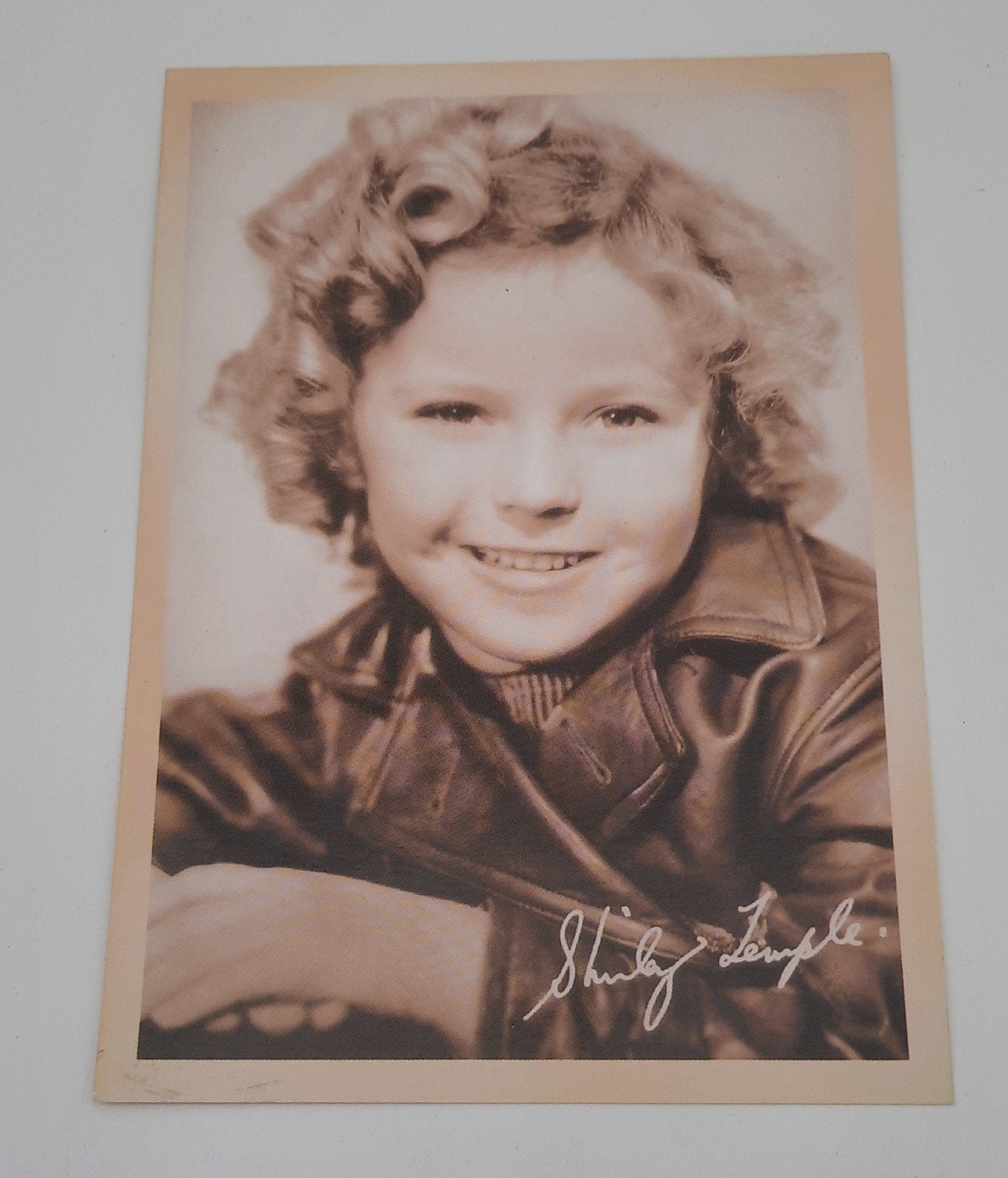 Repro ansichtkaart Filmster Shirley Temple, Ophalen of Verzenden, 1980 tot heden, Ongelopen, Sterren en Beroemdheden
