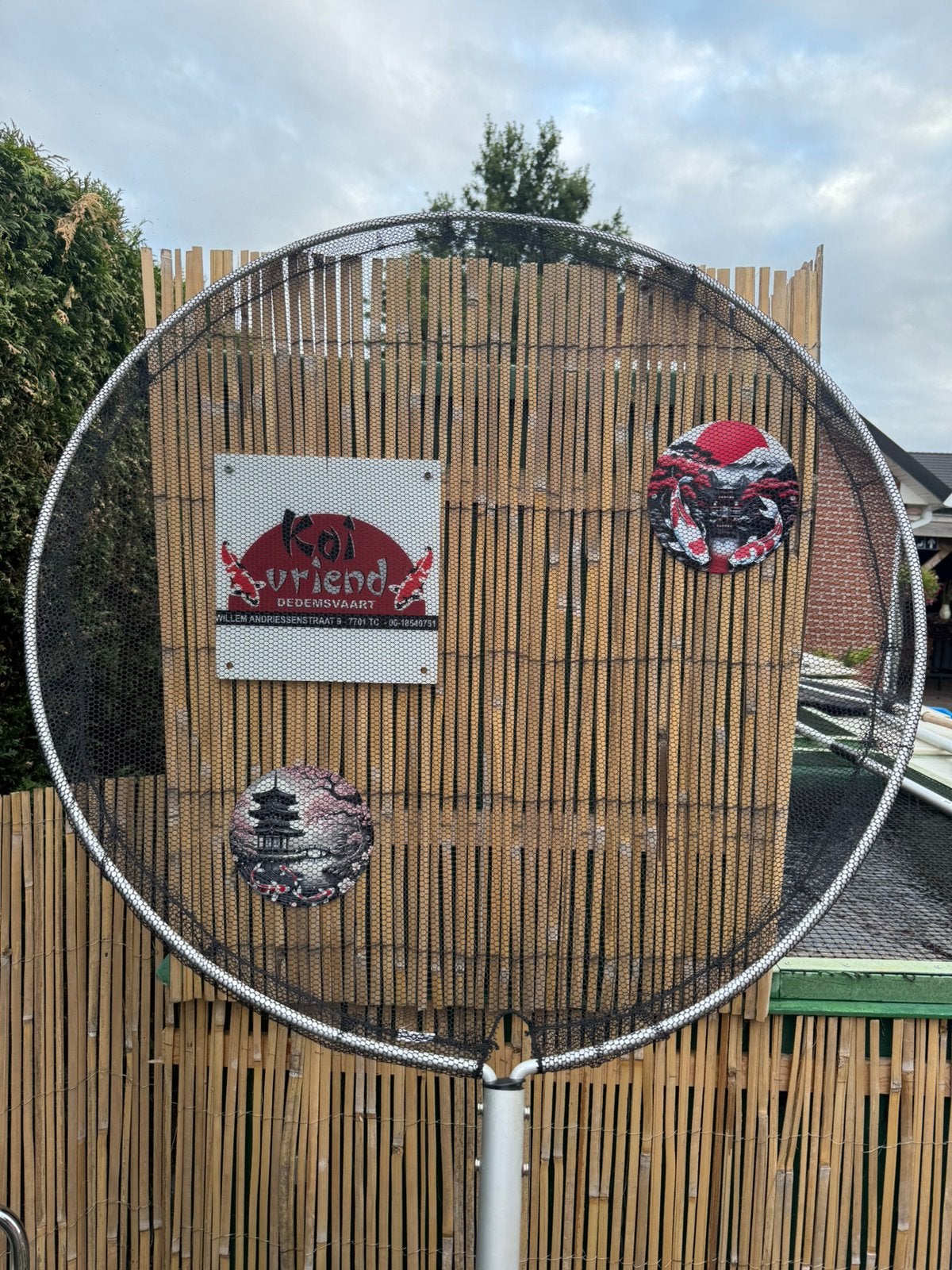 AANBIEDING Koi net 60/70/80/100cm doorsnee met 3m steel, Ophalen, Nieuw
