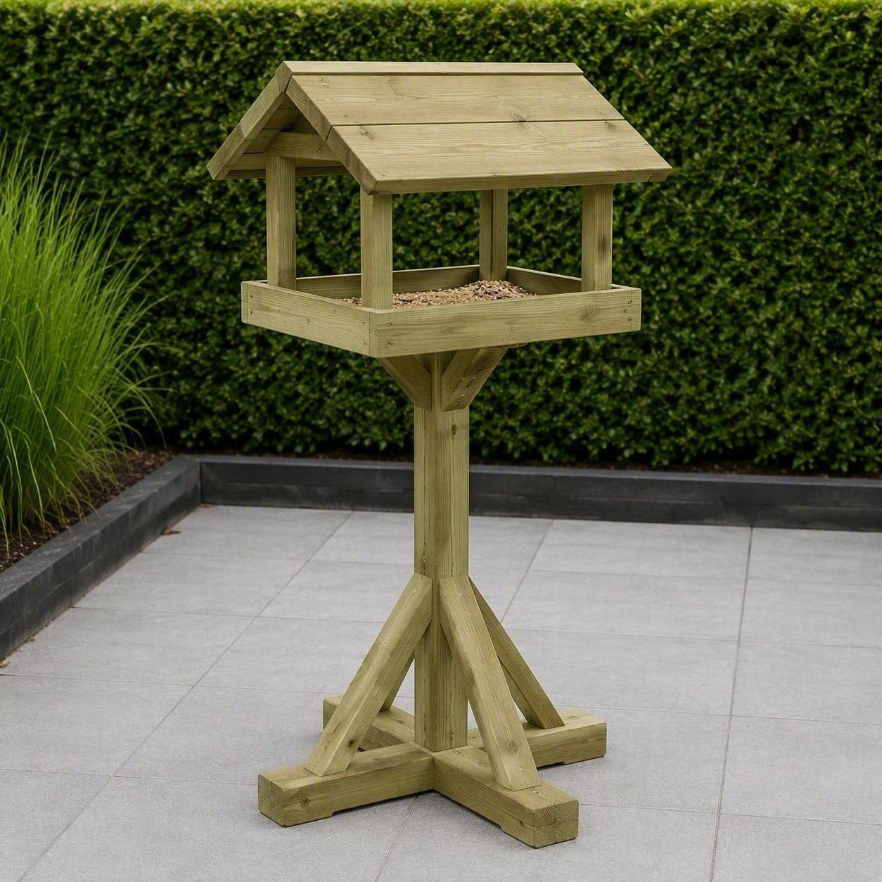 Luxe Vogelvoederstation met Dak - 130x55x55 cm, Ophalen, Tw, Tw, Tw