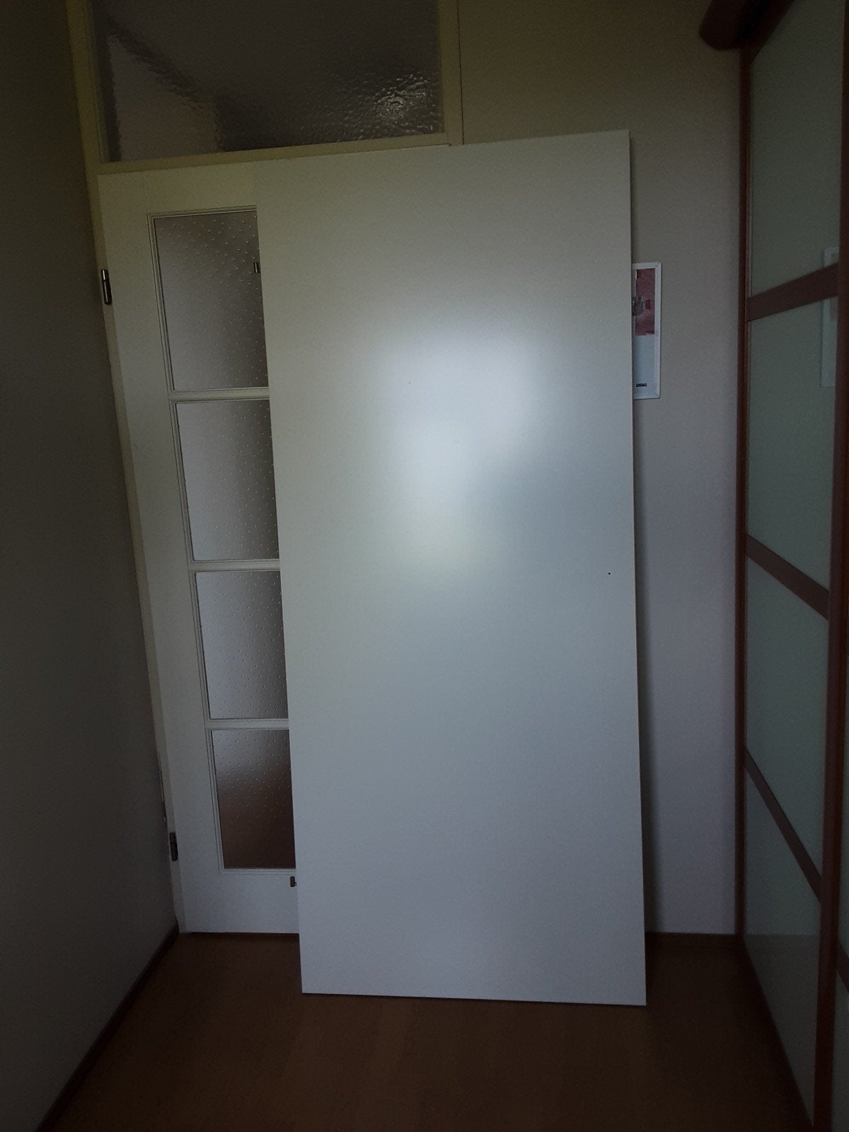 Zeer nette SVEDEX opdekdeur . 2015x854mm., Ophalen, 80 tot 100 cm, Binnendeur, Zo goed als nieuw