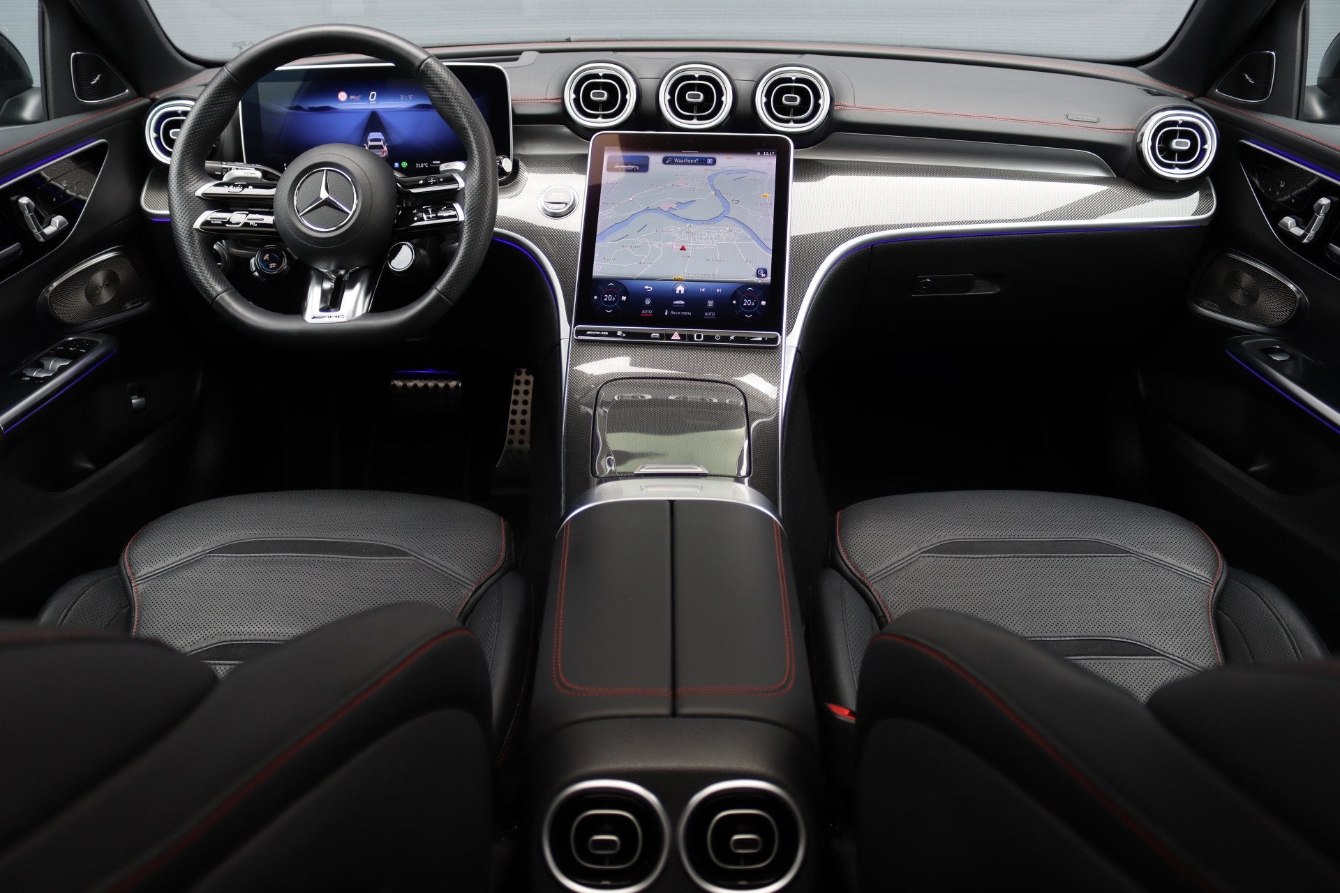 Mercedes-Benz C-Klasse Estate AMG 43 4MATIC Premium+ | Distr, Auto's, Dealer onderhouden, 4 cilinders, Vierwielaandrijving, Hybride Elektrisch/Benzine