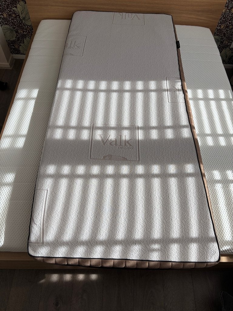 Valk Exclusief x M line topper Comfort, Ophalen, 90 cm, Eenpersoons, 210 cm