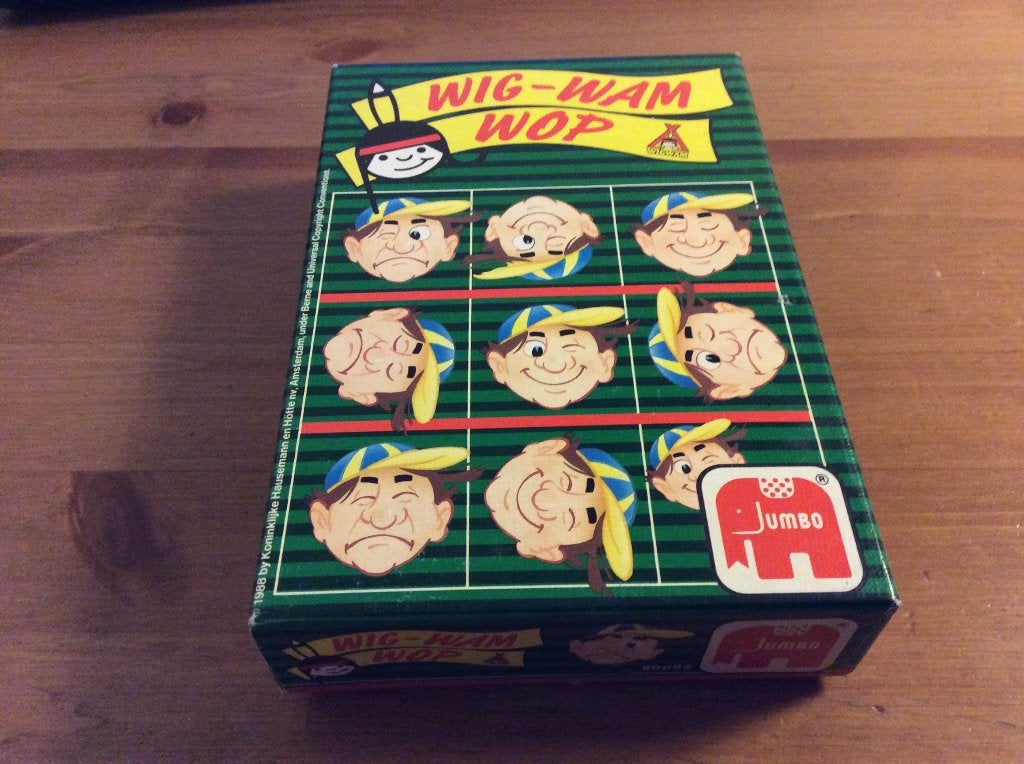 Wig Wam Wop kaartspel uit 1988 van Jumbo. compleet en netjes, Ophalen of Verzenden, Gebruikt, Jumbo